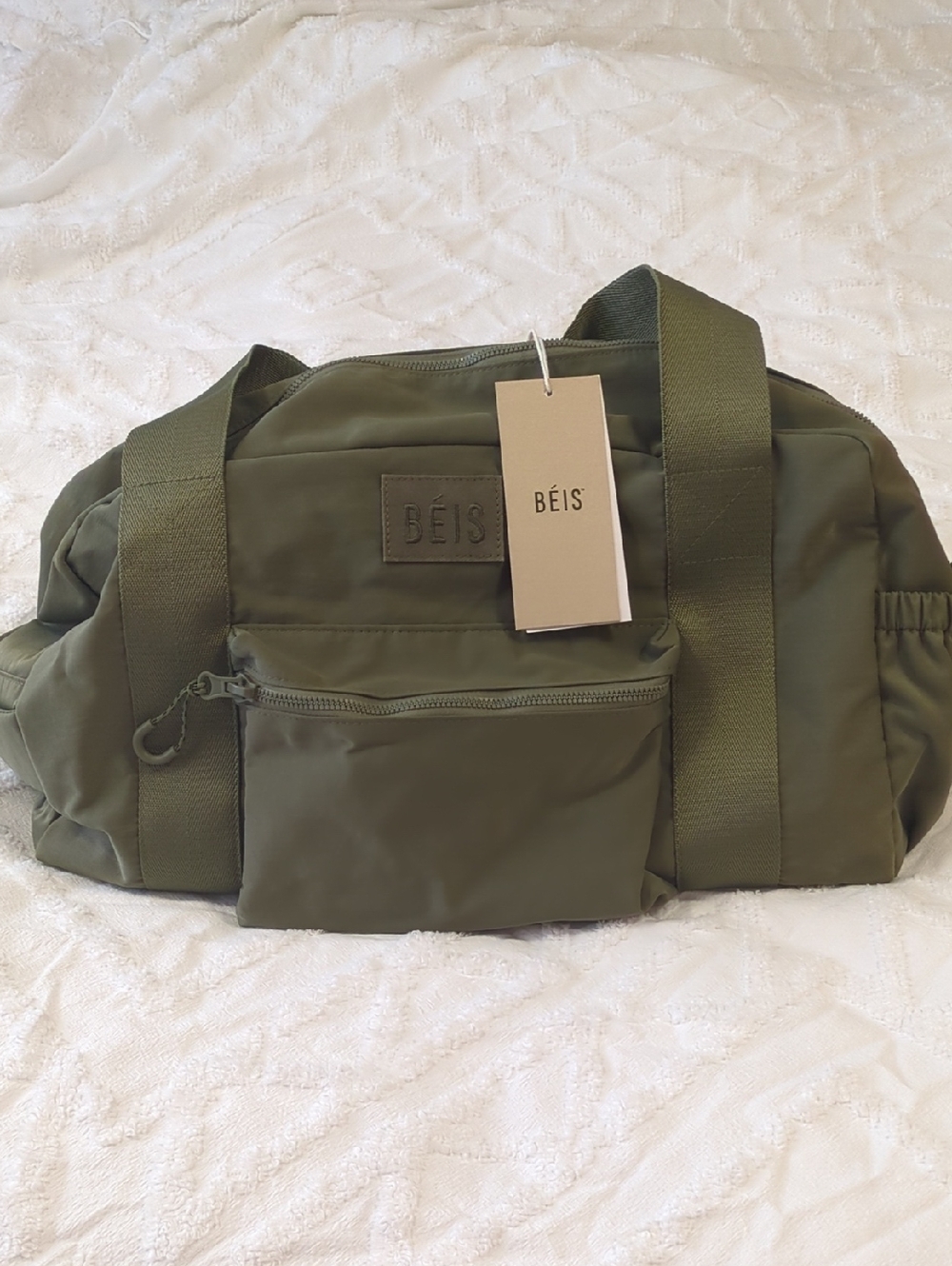Béis Sport Duffle Backpack In Olive